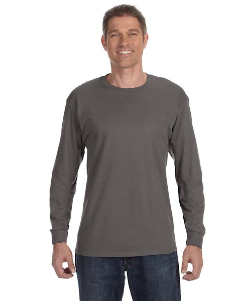 Hanes 5586 Adult Authentic-T Long-Sleeve T-Shirt