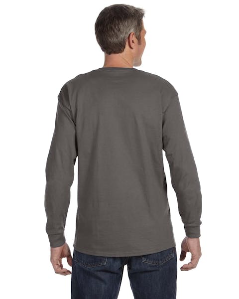 Hanes 5586 Adult Authentic-T Long-Sleeve T-Shirt