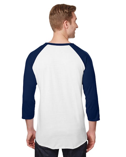 Jerzees 560RR Unisex Premium Blend Ring-Spun 3/4 Sleeve Raglan T-Shirt