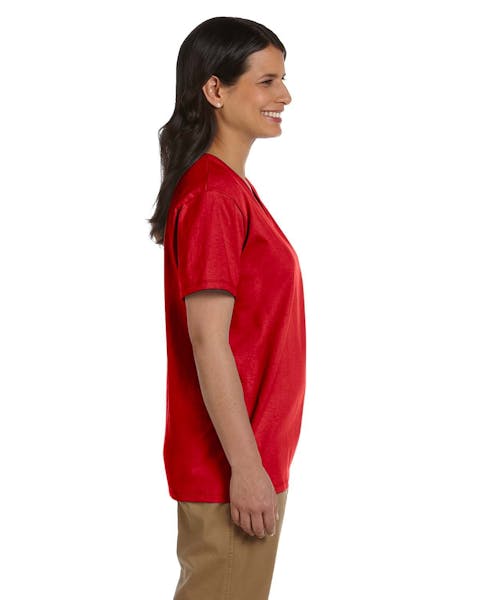 Hanes 5780 Camiseta con cuello de pico para mujer