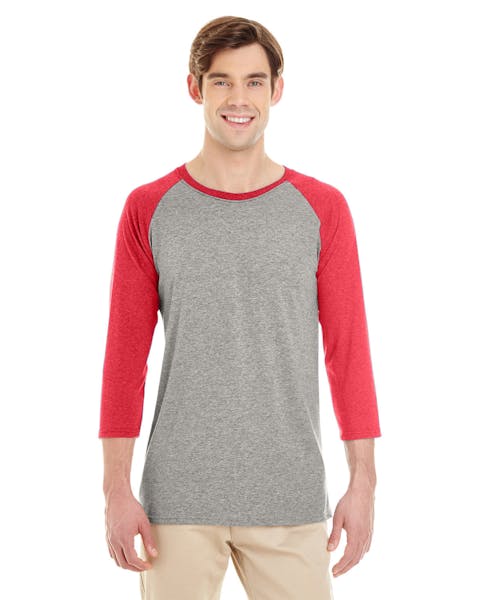 Jerzees 601RR Adulto TRI-BLEND Baseball Raglan