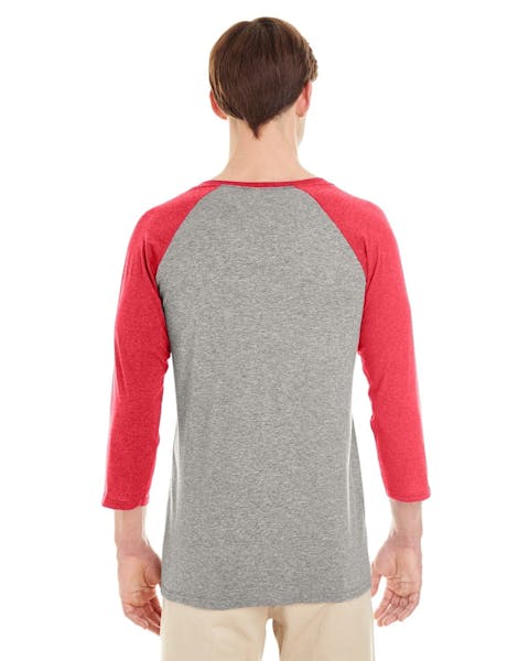 Jerzees 601RR Adulto TRI-BLEND Baseball Raglan