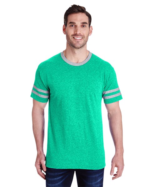 Jerzees 602MR - Camiseta con ribete de TRI-BLEND Varsity para adulto