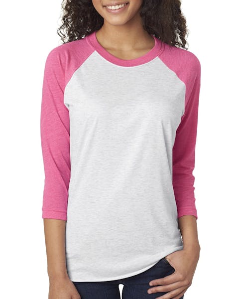 Next Level 6051 Unisex Triblend 3/4-Sleeve Raglan