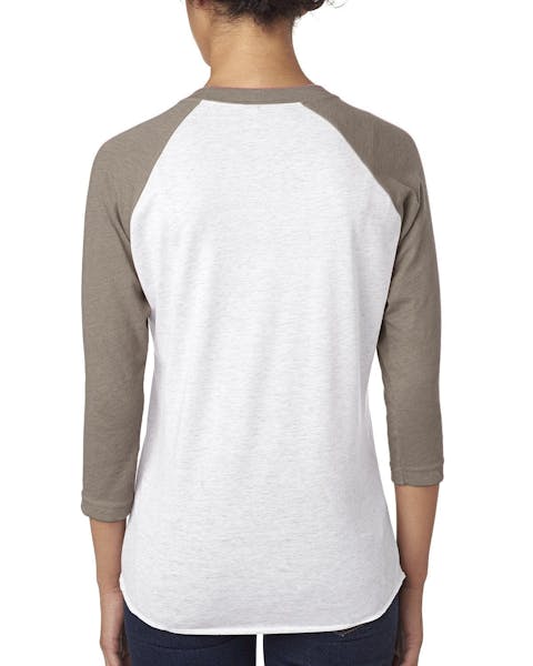 Next Level 6051 Unisex Triblend 3/4-Sleeve Raglan