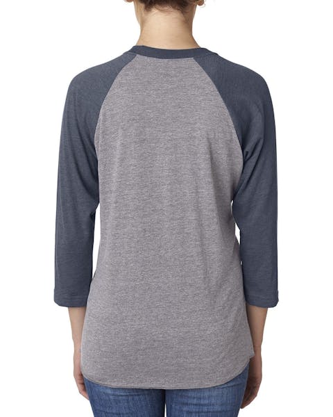 Next Level 6051 Unisex Triblend 3/4-Sleeve Raglan