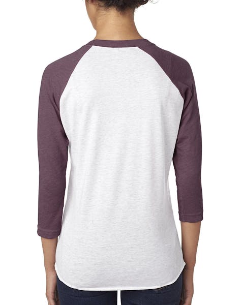 Next Level 6051 Unisex Triblend 3/4-Sleeve Raglan