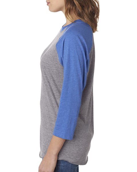 Next Level 6051 Unisex Triblend 3/4-Sleeve Raglan