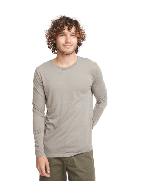 Next Level 6071 Camiseta de manga larga Triblend para hombre