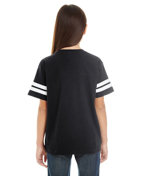 LAT 6137 Youth Football Fine Jersey T-Shirt