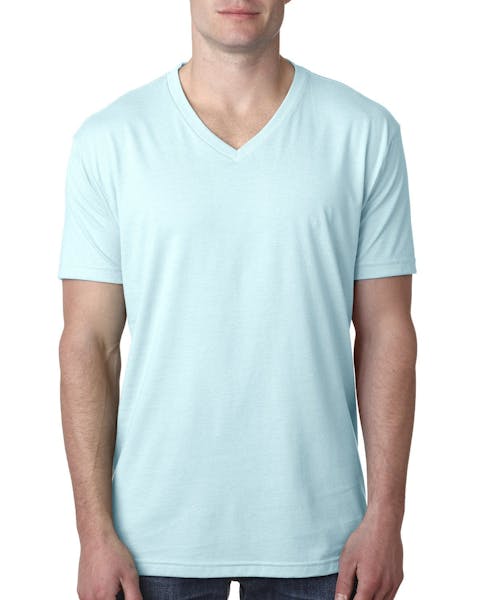 Camiseta para hombre de cuello en v Siguiente nivel 6240 CVC