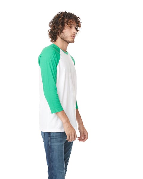 Next Level 6251 Unisex CVC 3/4 Sleeve Raglan Baseball T-Shirt