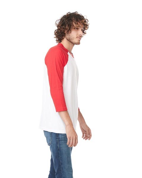 Next Level 6251 Unisex CVC 3/4 Sleeve Raglan Baseball T-Shirt