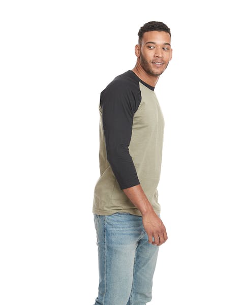 Next Level 6251 Unisex CVC 3/4 Sleeve Raglan Baseball T-Shirt