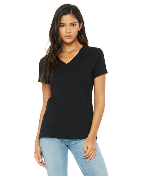 Bella + Canvas 6405 Playera relajada con cuello en V para mujer