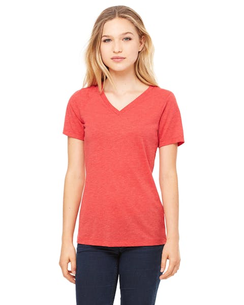 Bella + Canvas 6405 Ladies' Relaxed Jersey V-Neck T-Shirt