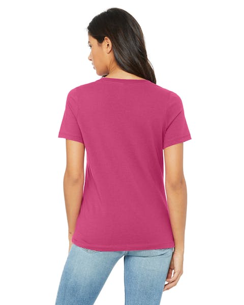 Bella + Canvas 6405 Playera relajada con cuello en V para mujer