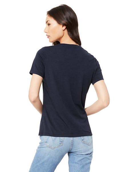 Bella + Canvas 6405 Ladies' Relaxed Jersey V-Neck T-Shirt