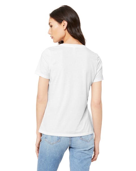 Bella + Canvas 6405 Ladies' Relaxed Jersey V-Neck T-Shirt