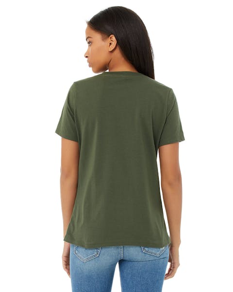 Bella + Canvas 6405 Ladies' Relaxed Jersey V-Neck T-Shirt