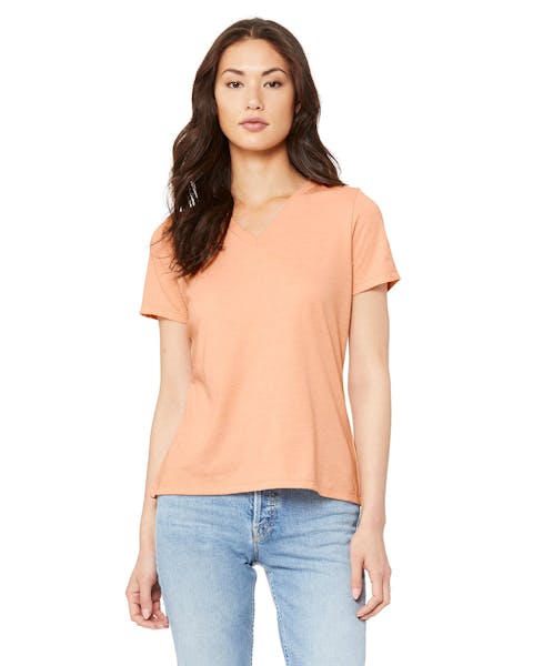 Bella + Canvas 6405 Ladies' Relaxed Jersey V-Neck T-Shirt