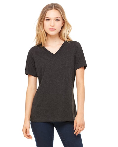 Bella + Canvas 6405 Ladies' Relaxed Jersey V-Neck T-Shirt