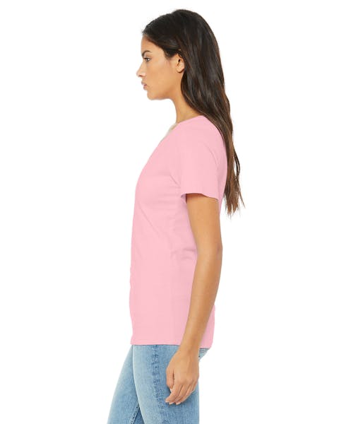 Bella + Canvas 6405 Playera relajada con cuello en V para mujer