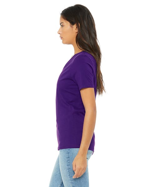 Bella + Canvas 6405 Playera relajada con cuello en V para mujer