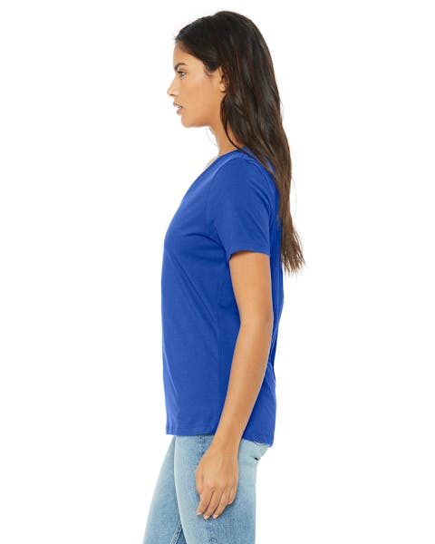 Bella + Canvas 6405 Playera relajada con cuello en V para mujer