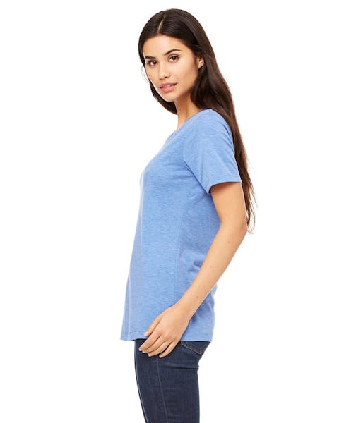 Bella + Canvas 6405 Playera relajada con cuello en V para mujer