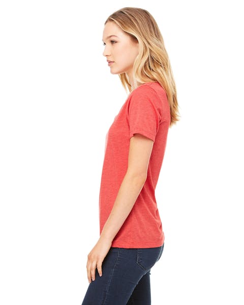 Bella + Canvas 6405 Ladies' Relaxed Jersey V-Neck T-Shirt