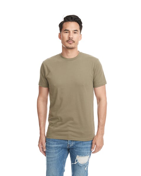 Next Level 6410 Camiseta de ante para hombre