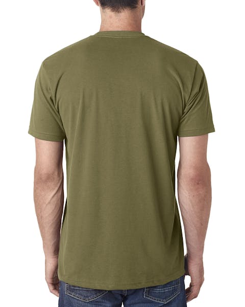 Next Level 6410 Camiseta de ante para hombre