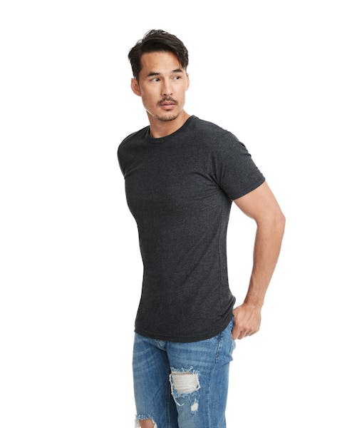 Next Level 6410 Camiseta de ante para hombre