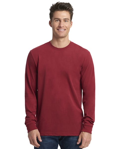 Next Level 6411 Unisex Sueded Long-Sleeve Crew