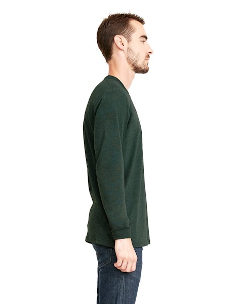 Next Level 6411 Unisex Sueded Long-Sleeve Crew