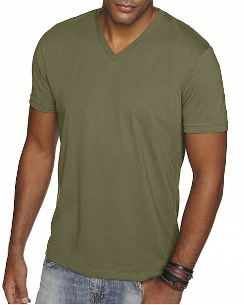 Next Level 6440 Men's Sueded V-Neck T-Shirt