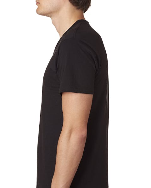 Next Level 6440 Camiseta de cuello en V de ante para hombre