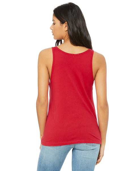 Bella + Canvas 6488 Camiseta sin mangas de punto relajado para mujer