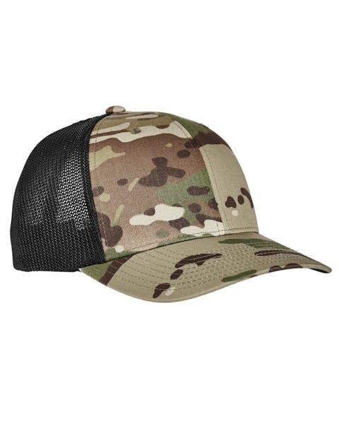 Yupoong 6511MC Adult Flexfit Multicam Trucker Mesh Cap