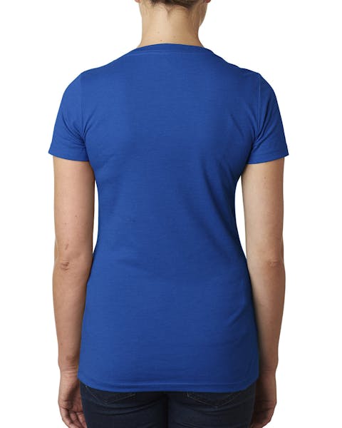 Next Level 6640 Ladies' CVC Deep V-Neck T-Shirt