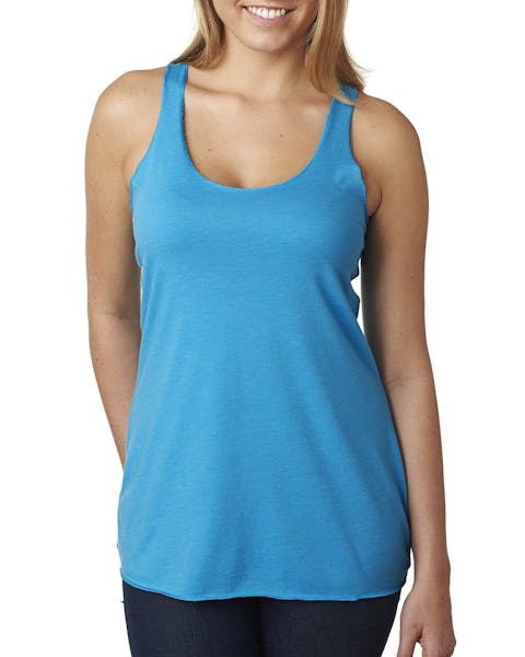 Next Level 6733 Triblend Racerback Tank para mujer