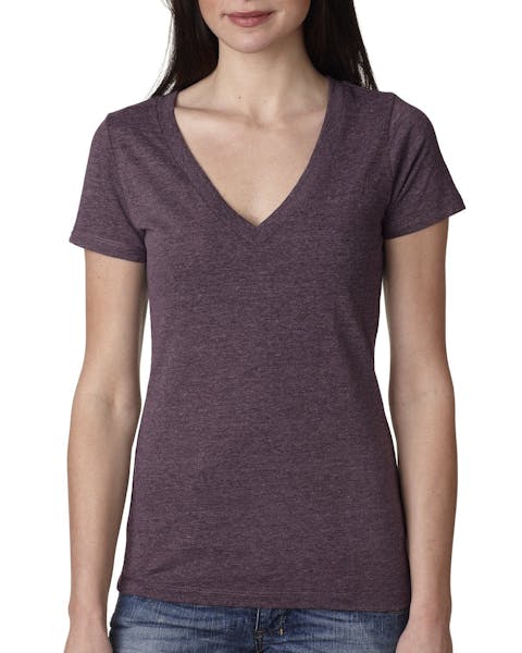 Next Level 6740 Ladies' Triblend Deep V