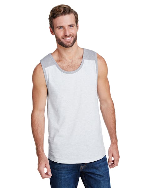 LAT 6919 Men's Contrast Back Tank