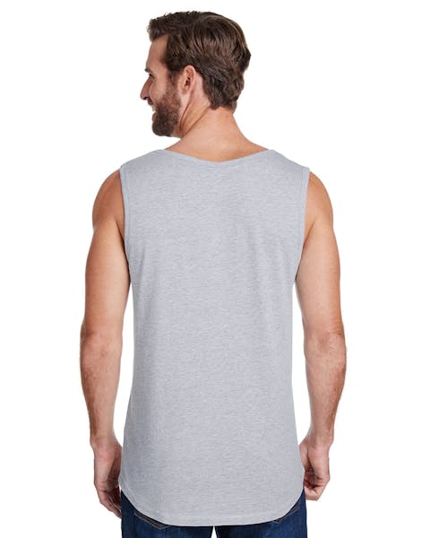 LAT 6919 Men's Contrast Back Tank