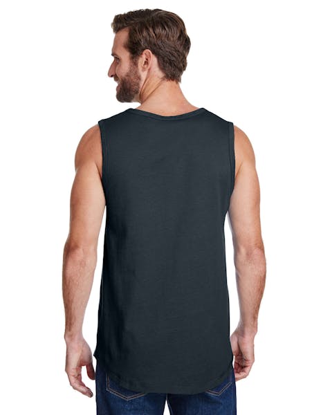 LAT 6919 Men's Contrast Back Tank