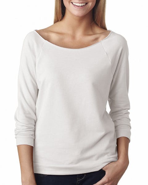 Next Level 6951 Ladies' French Terry 3/4-Sleeve Raglan