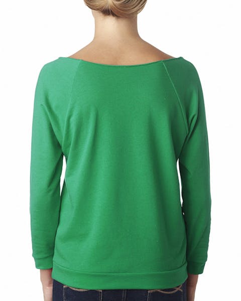 Next Level 6951 Ladies' French Terry 3/4-Sleeve Raglan