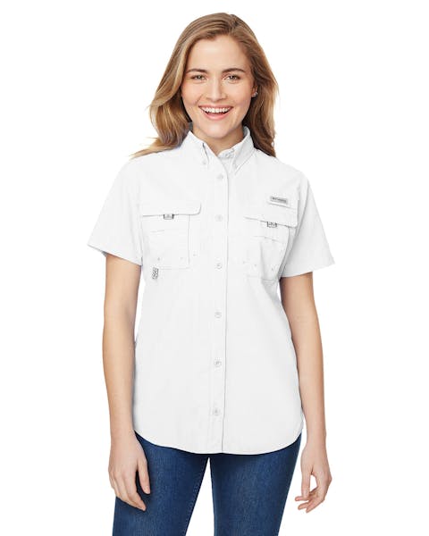 Columbia 7313 Ladies' Bahama Short-Sleeve Shirt