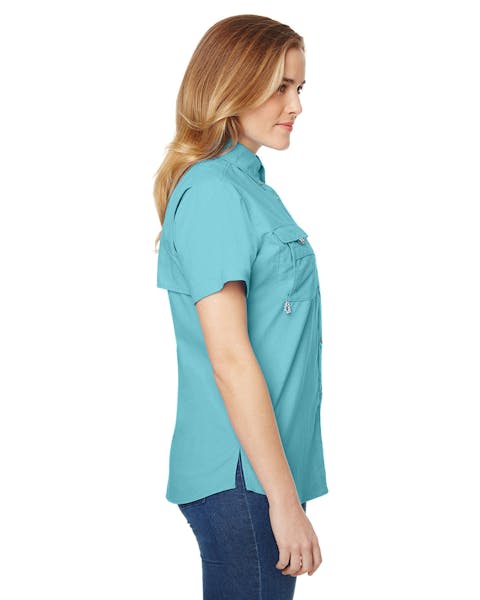 Columbia 7313 Ladies' Bahama Short-Sleeve Shirt